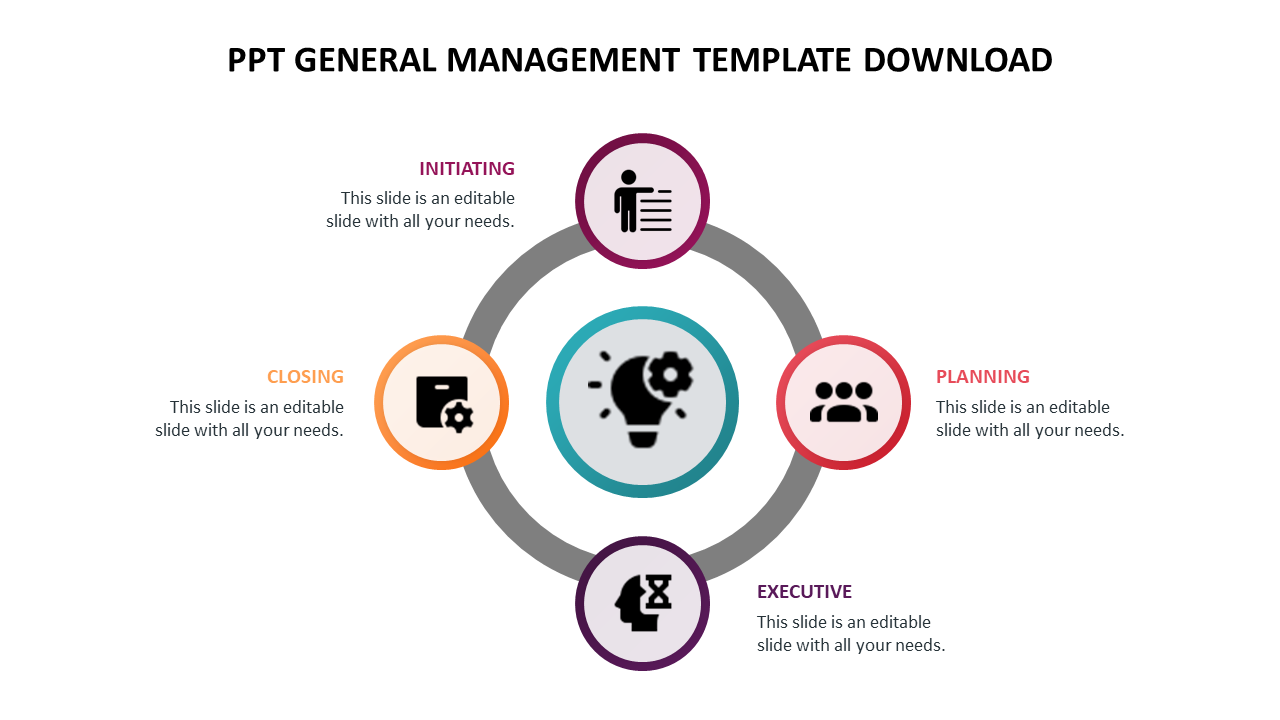ppt general management template download
